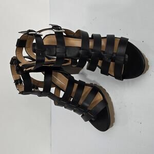 N0350 Report Lynx Black Women's Heels Size‎ 9